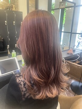 ヘアーラウンジ アンフィ 井土ヶ谷(Hair Lounge Anphi) ピンクベージュ