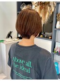丸みシルエット×美シルエットショートボブ