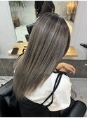 バレイヤージュグレージュ