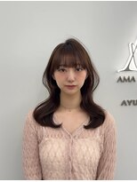 韓国ヘア/チュラルくびれへア/くびれ巻き/レイヤーカット