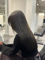 ハオ(hao)&nbsp;【hao渋谷】オリーブグレージュ×ラフストレート