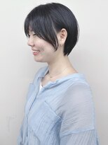 ラウンジ モリオ イケブクロ(Lounge MORIO Ikebukuro)&nbsp;＊耳かけショートボブ丸みショート前下がりショートボブ前髪あり