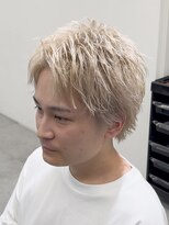 メンズ サロン ドット トウキョウ 町田店(men's salon dot. tokyo)&nbsp;ハイトーンスパイキーショート/ブリーチカラー