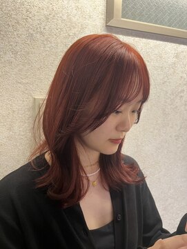 ラクシア(LUXIA) ミディアムレイヤー×オレンジ