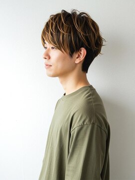 リアン なんばマルイ(LIENS) #メンズカラー　#ハイライト