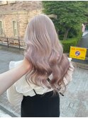 黒髪クラゲヘアーオリーブグレー小顔カットココアベージュ