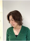 クセを活かしたパーマ風スタイル！