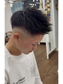 メンズカット20代30代40代フェードカットベリーショート