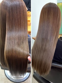 ランチ(Ranch)の写真/【話題の髪質改善メテオカラー】一目見て分かる「天使の輪」。年齢を感じさせない、圧倒的な艶めき