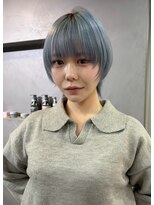 ワンズオゼ 渋谷(ONE's oze) ブルーカラー/ブリーチ3回/ケアブリーチ