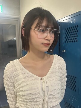 ナループロア ルームー(Nalu pu loa ROOMOO) タッセルカット/タッセルボブ/韓国ボブ/切りっぱなしボブ