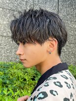 アイビーズ(IVYS)&nbsp;ニュアンスセンターパートオールバック七三ツイストスパイラル