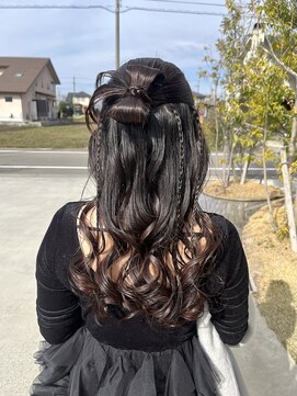 アンドシー(and c) カチモリハーフアップ　MIKU