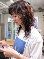 ムロ(Mulo) ラフに決まる大人のデザインパーマミディアム|札幌円山