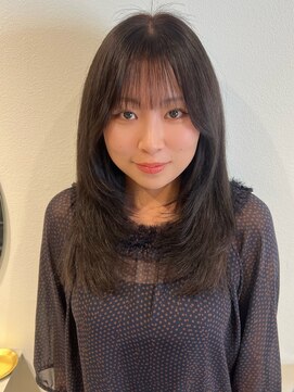 ラミエバイメルト 下北沢(lamie by melt) ミディアムレイヤー小顔ヘアバタフライカットハッシュカット