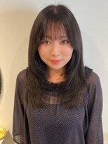 ラミエバイメルト 下北沢(lamie by melt) ミディアムレイヤー小顔ヘアバタフライカットハッシュカット