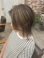 ルーナヘアー(LUNA hair)&nbsp;ウルフハイライト　アッシュベージュ