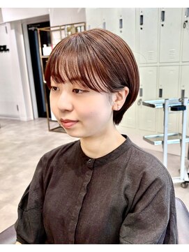 フェイス 石川町 (FACE) マッシュショート×大人可愛いショート×丸み×前髪あり×横浜