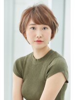 秋の大人ショートボブスタイル