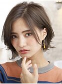 束感×つや感カジュアルボブ
