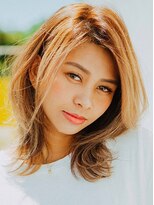 ウイングスガーデン 鶴川(WINGS garden)&nbsp;ハイトーンかきあげボブ