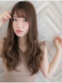 『ROMA』愛され無造作カール小顔インナーカラー伸ばしかけ