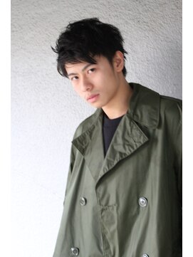 ブークル(boucle) 外国人風セミウェットビジカジベリーショート