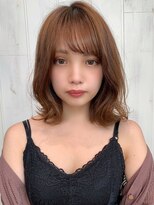 大人かわいいミディアムボブ[原宿/表参道/明治神宮前/学割U24]