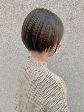 トップヘアーヒルズ 安城(TOP HAIR HILLS) まろやかショートボブ/ニュアンスカラー/アースカラー