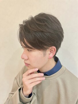 フォーチューン Hair&Spa Fortune ツーブロックビジネススタイル/アッシュブラック