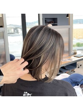 ストゥー(StueW.) ハイライト66(小林優香)【倉敷】【岡山】【バレイヤージュ】