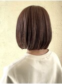 ナチュラルボブ_アッシュベージュ