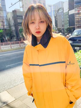 レトン 銀座(leton) ビタミンカラー/ワンレンボブ/くびれヘア/テラコッタ/オン眉