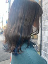 ネオリーブ ジューク 日吉店(Neolive JuQ)&nbsp;インナーカラー☆ターコイズブルージュ