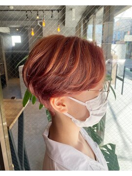 ザ シーワークス(THE Cworks) ピンクオレンジショート