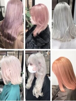 ハイセンスなデザインカラーをダメージレスに楽しめる＊トレンドを取り入れた最旬ヘアをご提案します♪