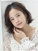 ミディアムボブ/くせ毛風ボブ/20代30代【カペリベラグラマラス】