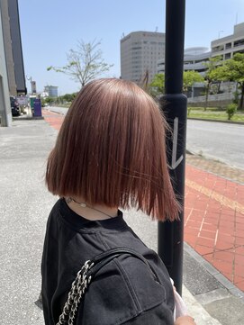 グロウオモロマチ(GLOW OMOROMACHI) ピンクベージュボブ