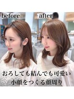 ミラリー トウキョウ(Mirareee Tokyo)&nbsp;20代30代40代◎前髪パーマグレーベージュレイヤーロング黒髪