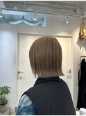 アンブレラカラー/切りっぱなしボブ［表参道/髪質改善］