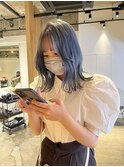 くびれヘア×pail blue