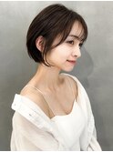 【小林翼】ショート/ボブ/顔まわり/前髪/縮毛矯正/白髪ぼかし/柏