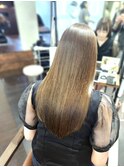 オリーブベージュ×リンゴ乾細胞トリートメント