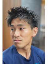 ノーエン(noen)&nbsp;ビジネスショートメンズマッシュツイストパーマツーブロック