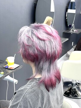 ホワイト 梅田(white) エンドカラー:シルバー×ブラック