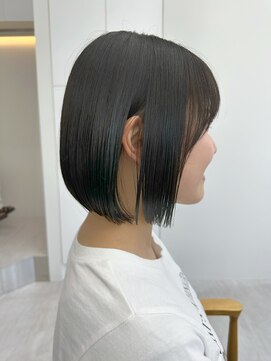 ビューナゴヤ 名駅(VIEW NAGOYA) 黒髪カタログ/ボブルフ/小顔に見せるヘア/ワンレン