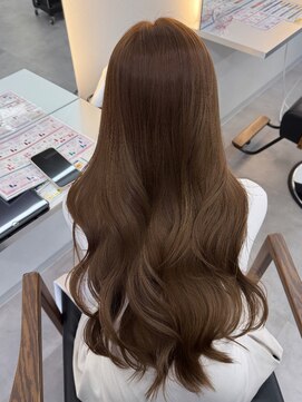 リエンスクレア(RIENS xrea) ワンカラー*うるツヤカラー*ロング*ヨシンモリ*20代30代40台50代