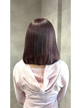 アリュメ 三重鈴鹿店(allum) ブリーチなしのカシスピンク〇