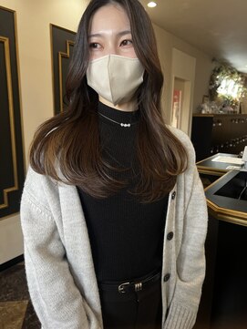 アイディー 高知(id) -高知 id-【白髪ぼかし】韓国ヘア