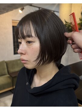 サニーサイドサロン(SUNNY SIDE SALON) ショートボブ/ショート/ハンサムショート/透明感カラー